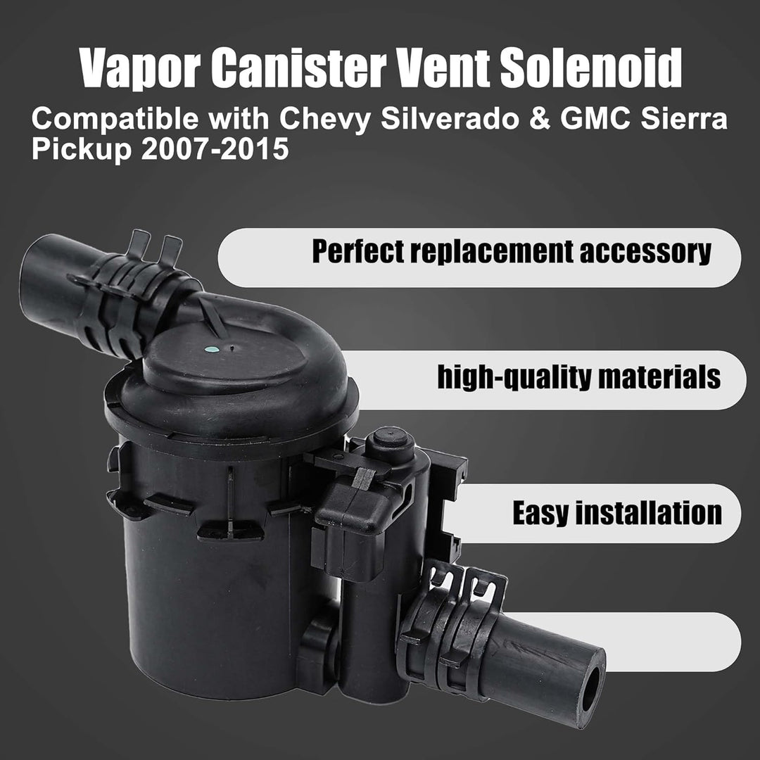 LEVANLIGHT | Vapor Emission Canister Vent Solenoid Fuel Tank Filter Kit | Compatible with Chevy Avalanche Silverado Tahoe GMC Sierra 2007 - 2019 | Replaces 23103351 15114374 911 - 099 - Just Closeouts Canada Inc.