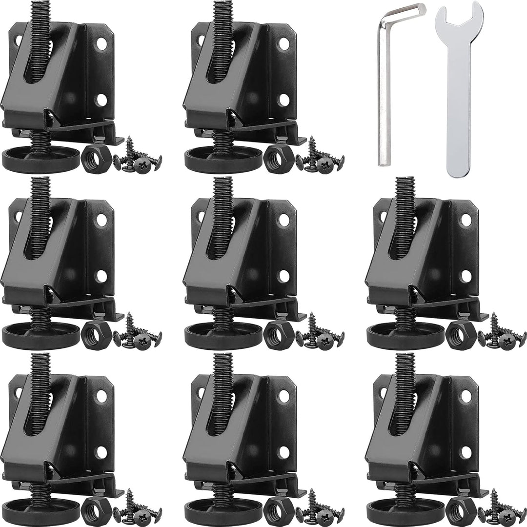 Leveling Feet Heavy Duty Furniture Levelers Adjustable Table Leg Leveler w/Lock Nuts for Furniture,Table, Cabinets, Workbench,Shelving Units and More (8Pack) - Just Closeouts Canada Inc.