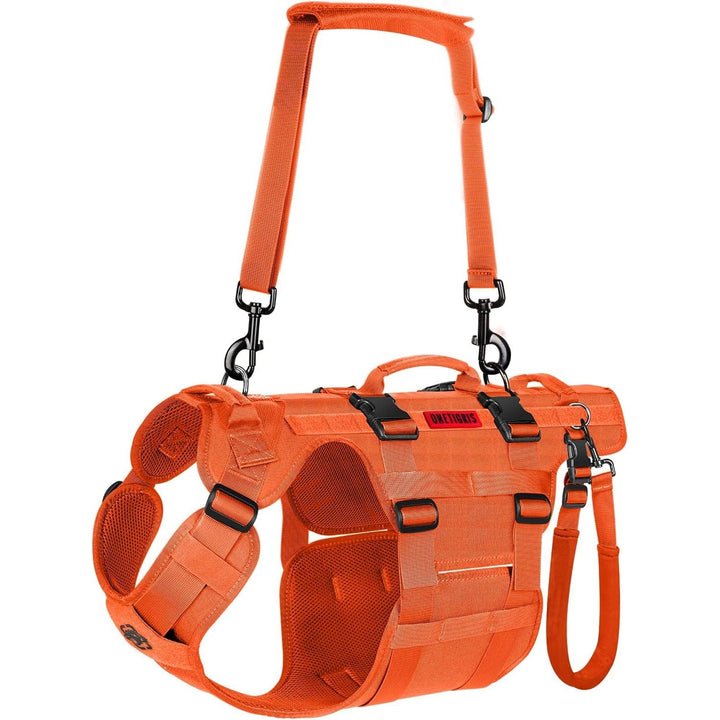 Lift Harness for Large Dogs, Support Sling for Back Legs, Lifter With Handles Invictus Multifunctional Mobility Assistance Vest Hip Support Brace (Orange, M) - Just Closeouts Canada Inc.