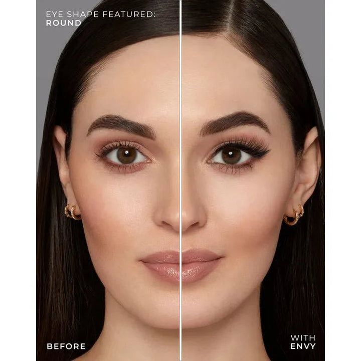 Lilly Lashes, Envy, Luxury Synthetic Lite Eyelashes, 15 Wears, Full Volume + Medium Length - Just Closeouts Canada Inc.