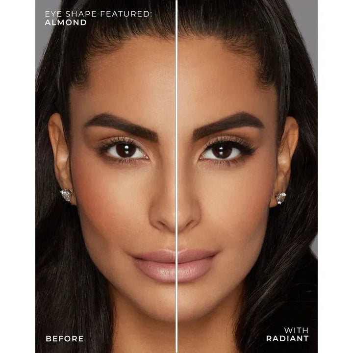 Lilly Lashes, Radiant, Luxury Synthetic Lite Eyelashes, 15 Wears, Full Volume + Medium Length - Just Closeouts Canada Inc.