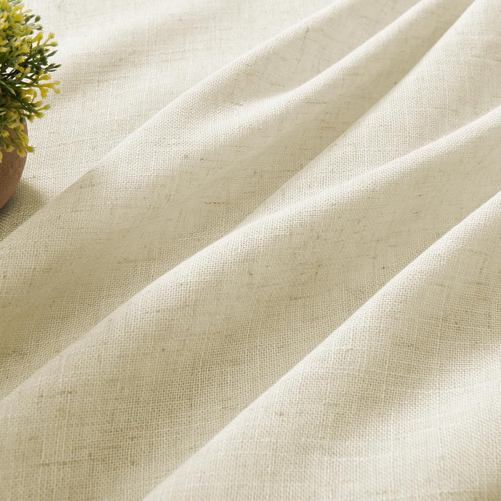 Linen Semi-Sheer Pleated Curtains, 2 Panels, 52 x 108 in - Just Closeouts Canada Inc.X00447B9HJ