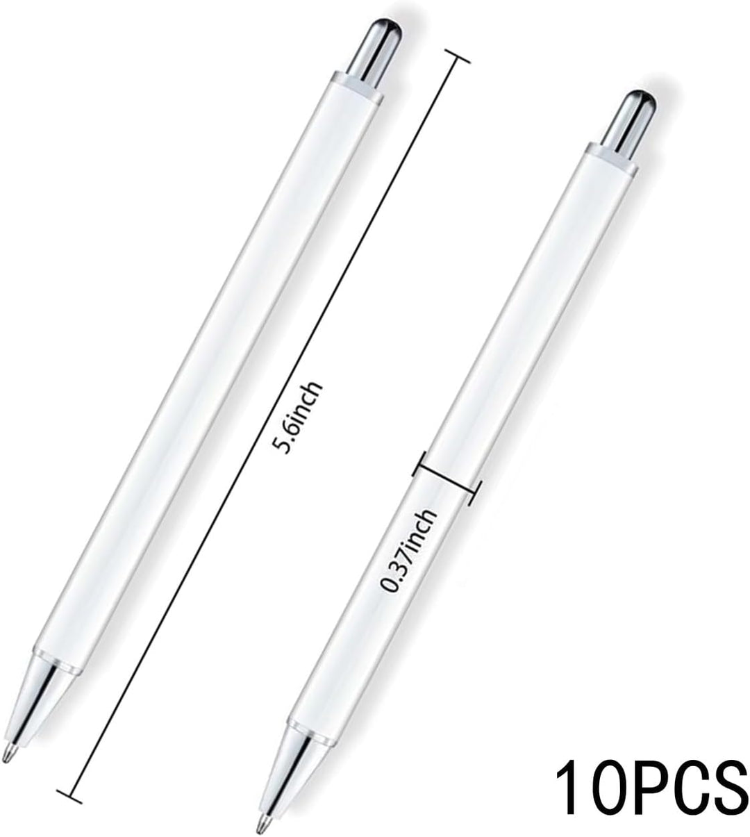 10 silver trim sublimation pen blanks, view 2