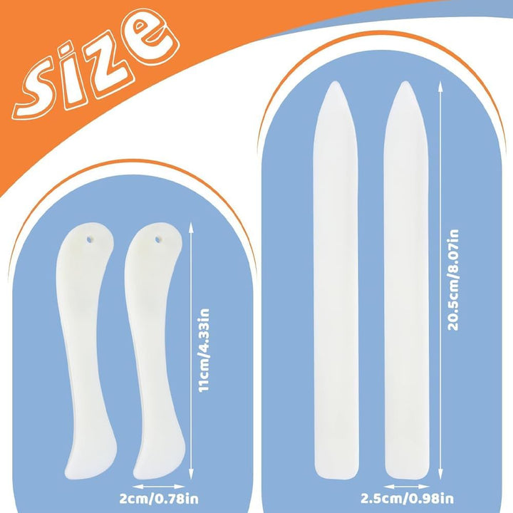 4-Piece Plastic Bone Folder & Paper Creaser Set, view 2