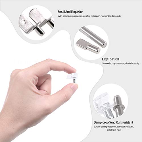 160-Piece 6-Style Shelf Pin and Support Kit