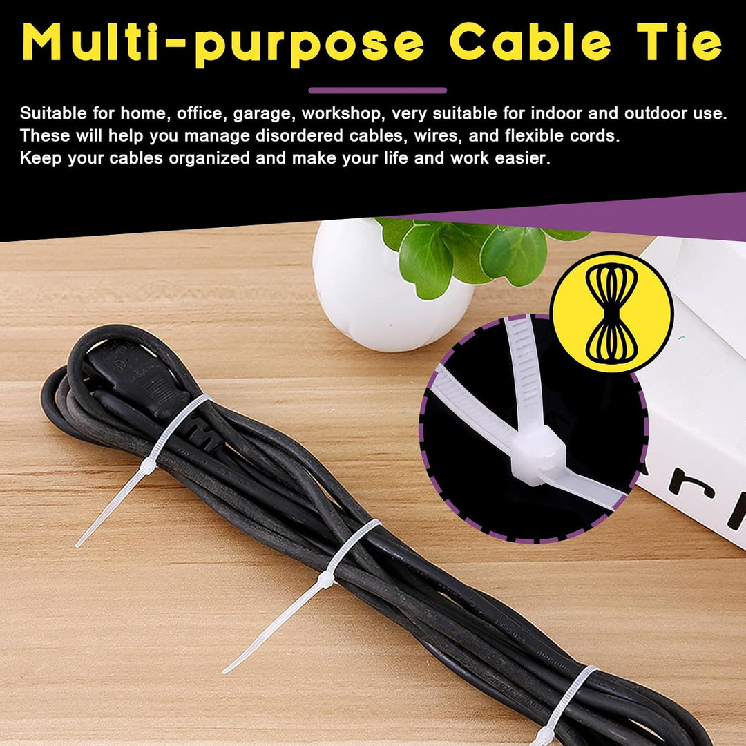 480-Piece Cable Tie, Mount and Screw Assortment