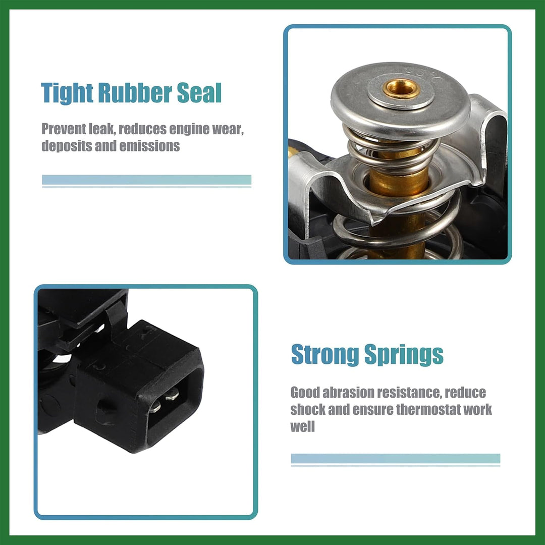 Engine Coolant Thermostat Housing for BMW 120i, 11537510959 — view 5