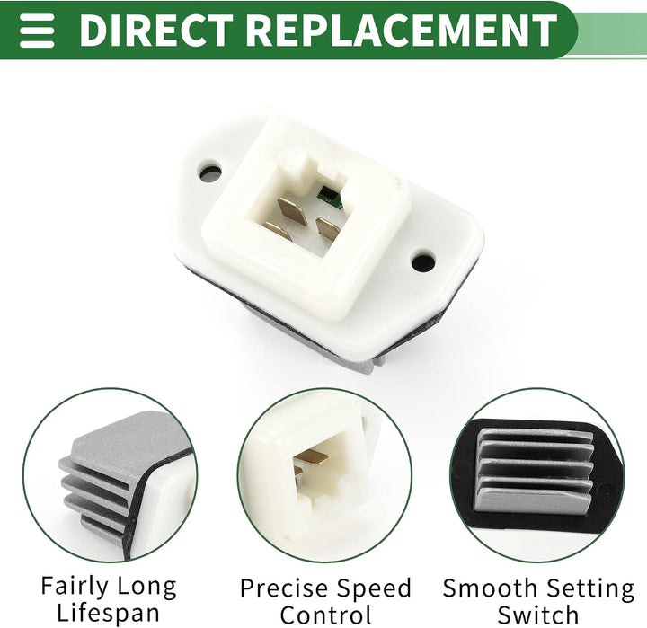 HVAC Blower Motor Resistor for Infiniti I30 1998–1999, 2722670T03 — view 3
