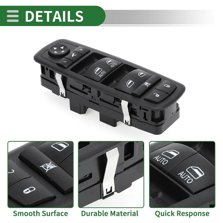 Power Window and Mirror Switch for Ram, 68298867AA/68110867AA — view 5