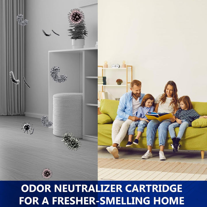 Four odor neutralizer cartridges, view 5