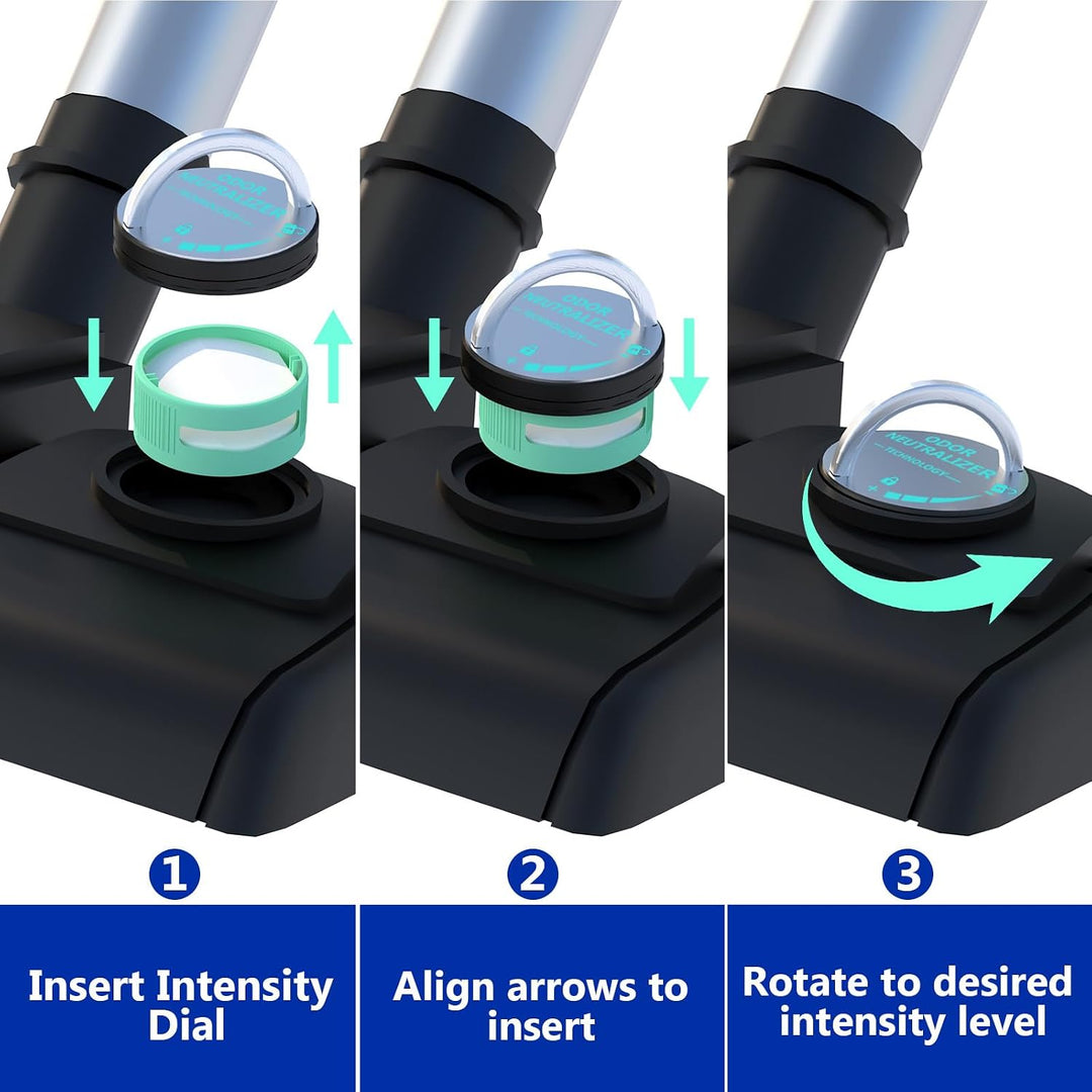 Four odor neutralizer cartridges, view 6