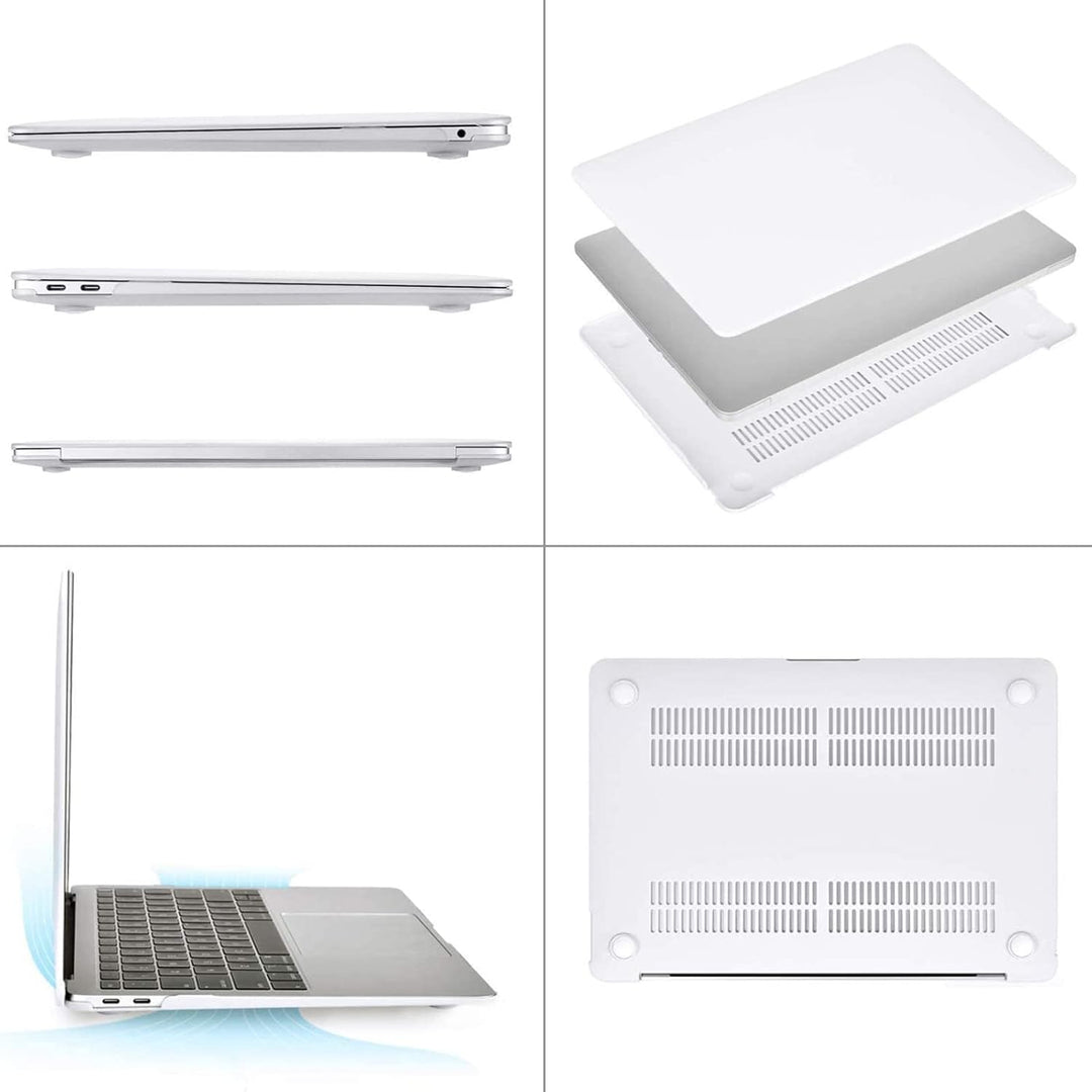 White hard-shell case for 13.3-inch Air models A2337, A2179 and A1932, view 5