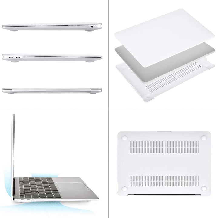 White hard-shell case for 13.3-inch Air models A2337, A2179 and A1932, view 5