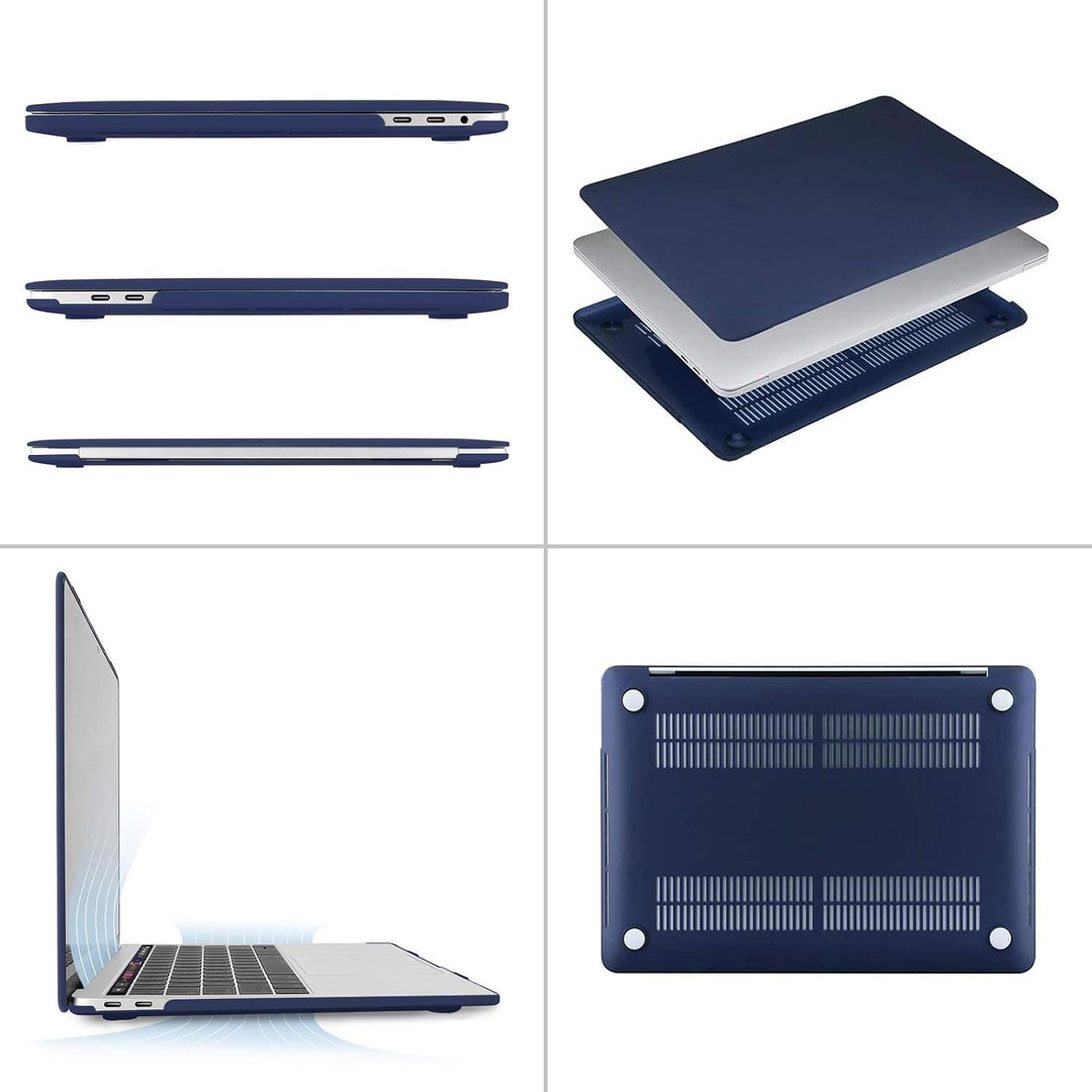 MacBook Pro 13-inch Hard Shell Case Kit with Accessory Bag, Navy Blue - Just Closeouts Canada Inc.