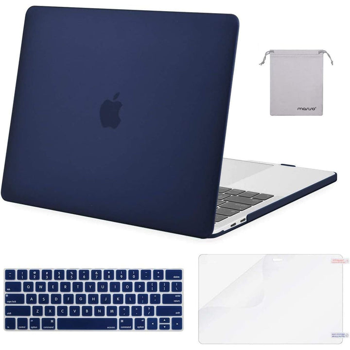 MacBook Pro 13-inch Hard Shell Case Kit with Accessory Bag, Navy Blue - Just Closeouts Canada Inc.