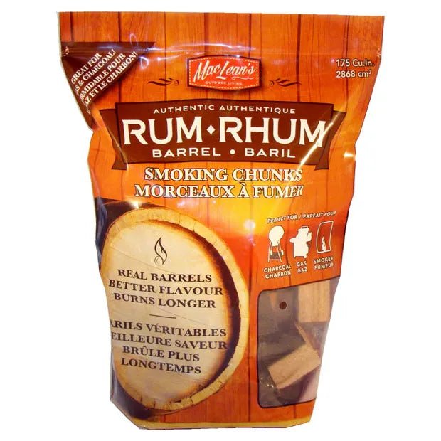 MacLean's Authentic Rum Barrel BBQ Smoking Chunks - Just Closeouts Canada Inc.