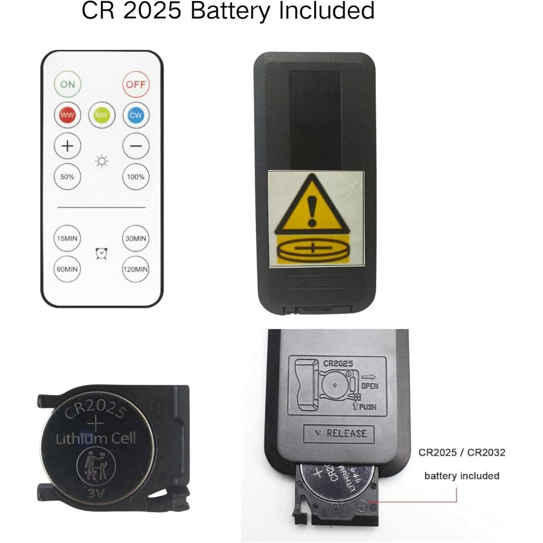 MagicGlow Rechargeable Light Bulbs with Remote, 3 Color Shift + Dimmable Battery Powered Light Bulbs, USB Rechargeable, A19 E26 Emergency Light Bulbs, 15W, Up to 24 Hours - Just Closeouts Canada Inc.X003Z64PXP