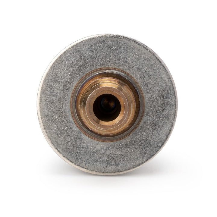 Brake pressure sensor threaded port close-up
