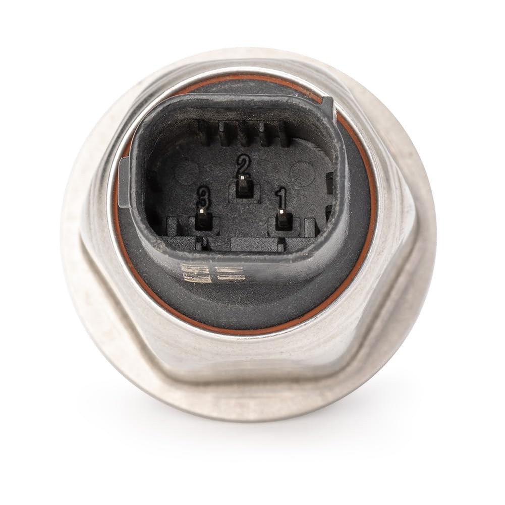 Brake pressure sensor three-pin connector close-up