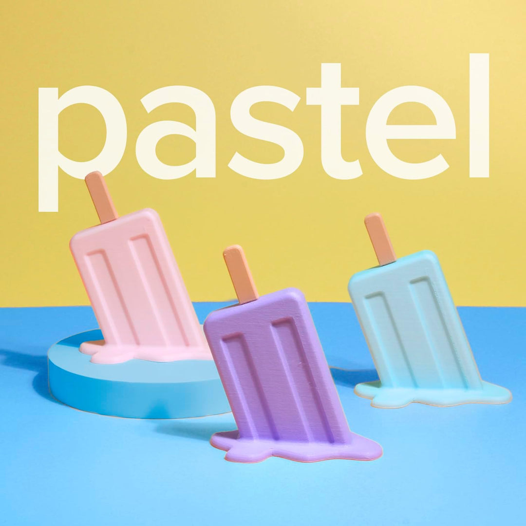 Matte PLA Filament, Pastel Ice 1.75mm 1kg 3D Printing Filament, Formerly Polyterra Matte, Fit Most FDM 3D Printers, 1kg Spool (2.2lbs) - Just Closeouts Canada Inc.PM70910