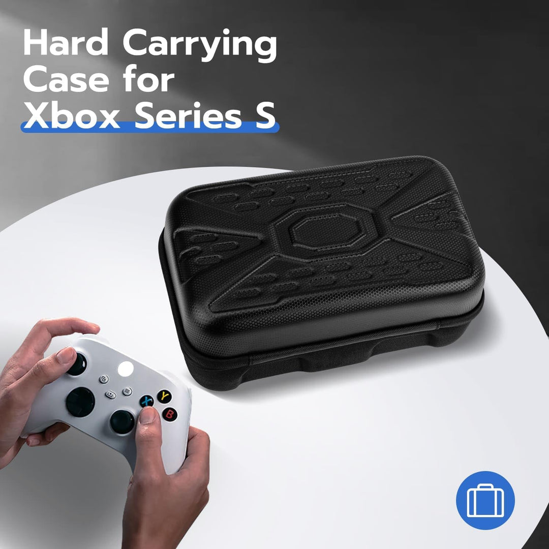 Mcbazel Hard Carrying Case for Xbox Series S, Travel Case Storage Bag for Xbox Series S Console Wireless Controller & Gaming Accessories - Black - Just Closeouts Canada Inc.