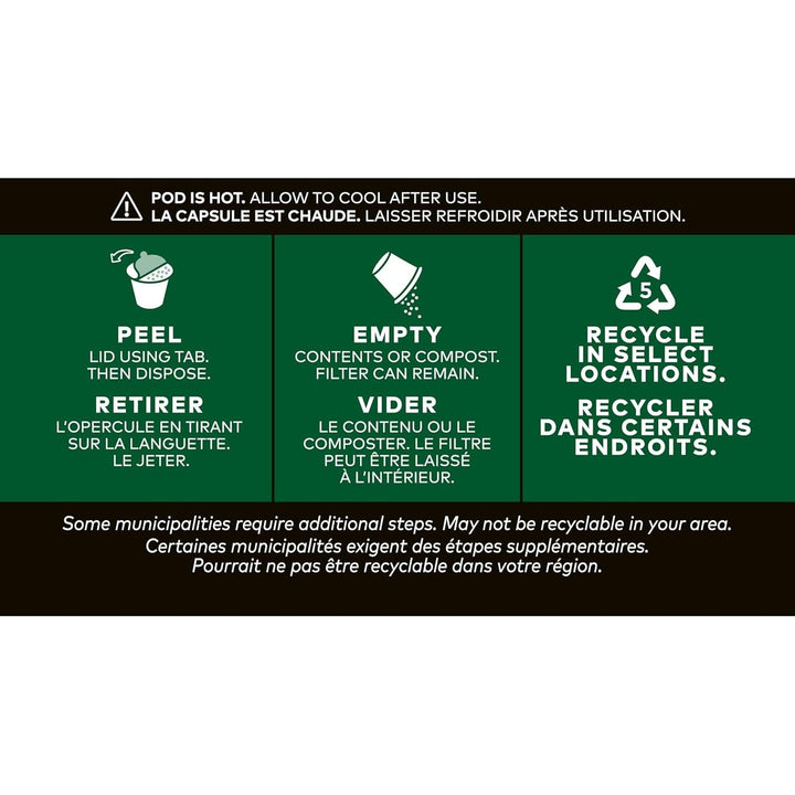 McCafe Dark Roast K - Cup Coffee Pods, Espresso Roast, 30 Count - Just Closeouts Canada Inc.663447608507