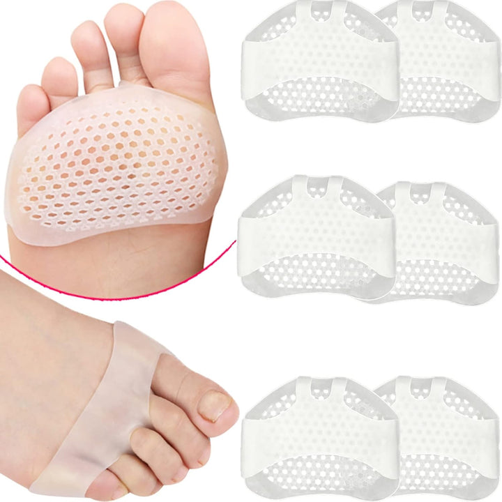 Metatarsal Pads for Women 6 pack, Upgrade Ball of Foot Cushion, Metatarsal Foot Pads for Pain Relief, Soft Forefoot Pad Foot Gel Pads Shoe Pads - Just Closeouts Canada Inc.