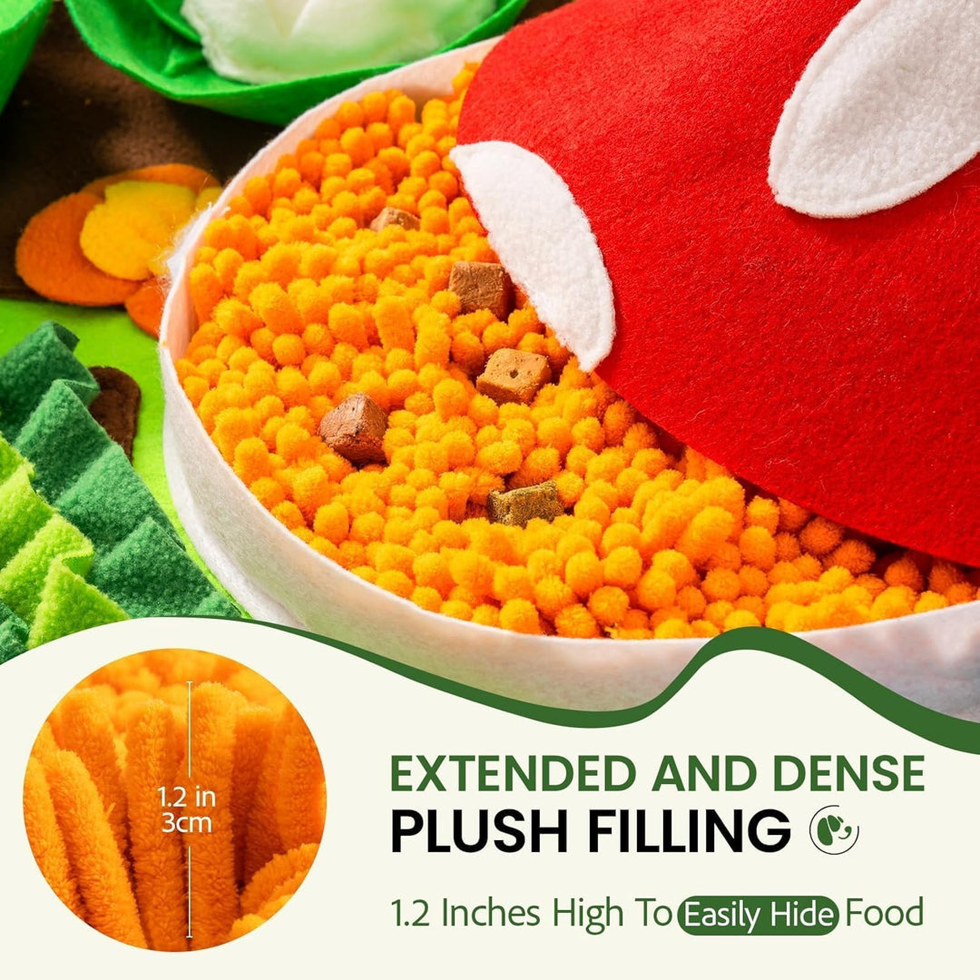 Mewoo Snuffle Mat for Dogs Large Breed, 40''x27.5'' Sniff Mat for Dogs, Dog Sniffing Mat Large Breed with Squeaky, Dog Snuffle Enrichment Puzzle Interactive Dog Toys for Boredom Large Breed Dogs - Just Closeouts Canada Inc.