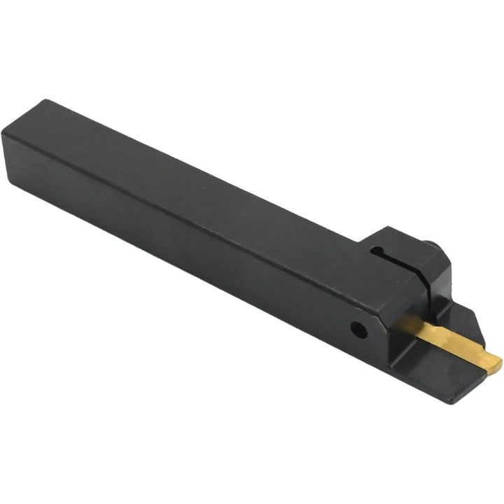 Tool holder side view with insert fitted