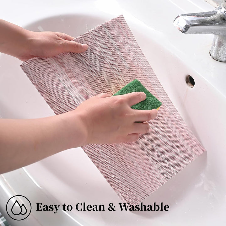 Misty Rose Woven Placemats, Set of 4 - Just Closeouts Canada Inc.