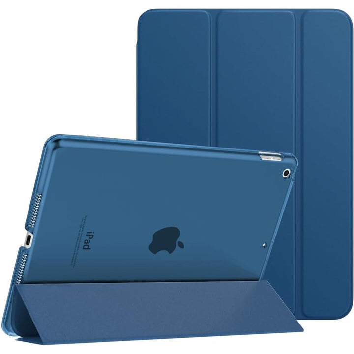 MoKo Case iPad 10.2 iPad 9th Generation 2021/ iPad 8th Generation 2020/ iPad 7th Generation 2019, Slim Stand Hard Back Shell Smart Cover Case for iPad 10.2 inch, Auto Wake/Sleep, Harbor Blue.. - Just Closeouts Canada Inc.