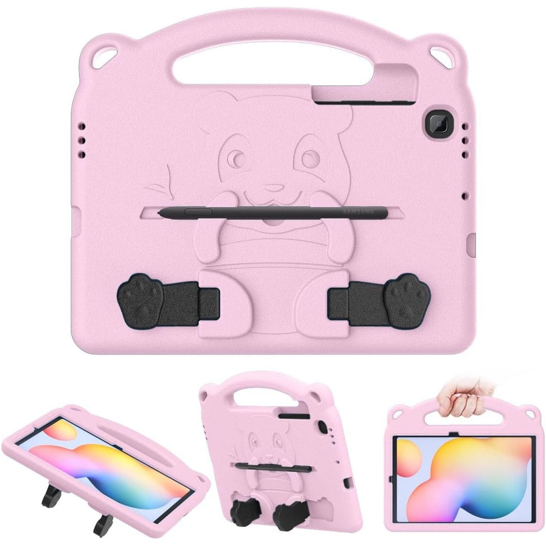 MoKo Kids Case for Samsung Galaxy Tab S6 Lite 10.4 Inch 2024/2022/2020 (Model: SM - P620/P625/P613/P619/P610/P615/P617),EVA Foam Kids - Friendly Carrying Case with Hand - Grip & Stand & Pen Holder, Pink - Just Closeouts Canada Inc.