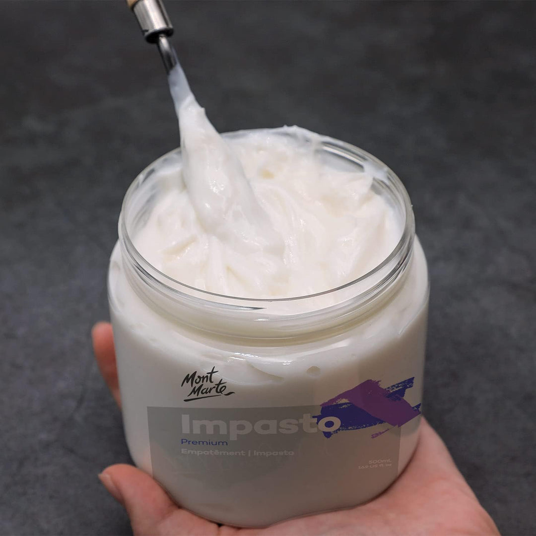 Mont Marte Impasto Acrylic Medium 500ml (17oz) - Just Closeouts Canada Inc.