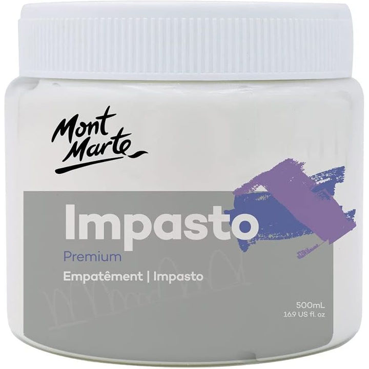 Mont Marte Impasto Acrylic Medium 500ml (17oz) - Just Closeouts Canada Inc.