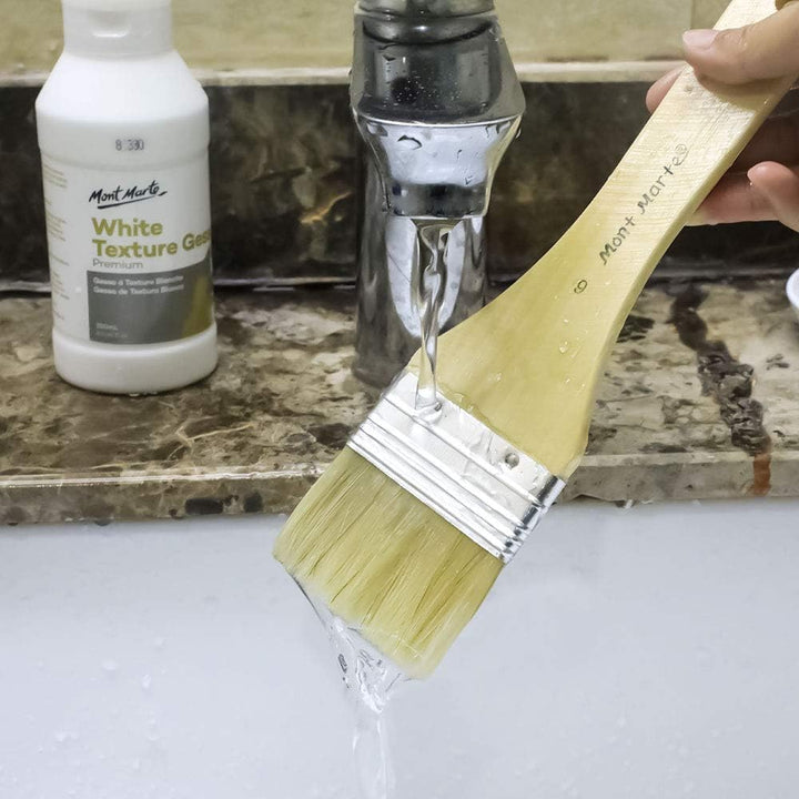 Mont Marte Premium White Texture Gesso 250ml (8.4oz), Suitable for Acrylic Paint, Oil Paint, Colour Pencils, Pastels, Graphite and Charcoal - Just Closeouts Canada Inc.