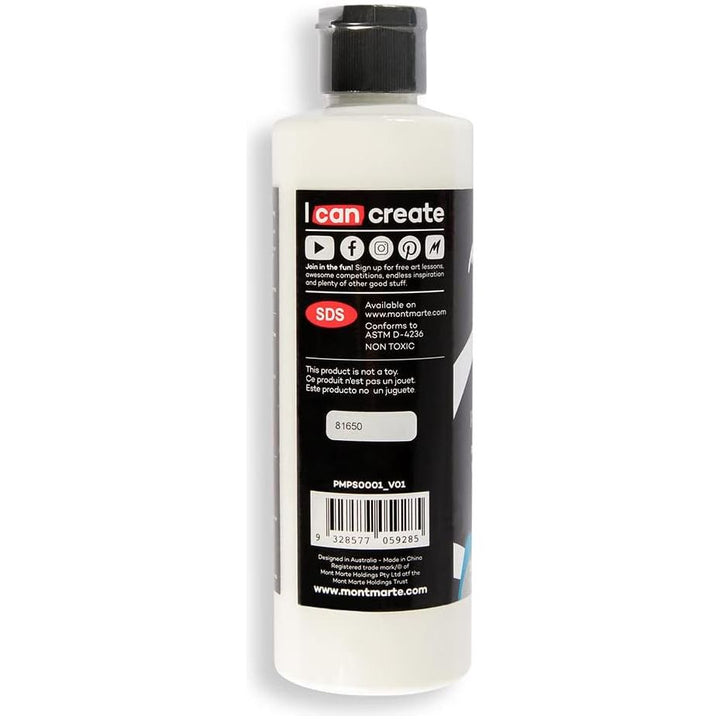 MONT MARTE SuperCell Pouring Paint Premium 8.1 US fl.oz (240ml) – White Paint Bottle, Creates Instants Cells In Fluid Art, Ideal for Art, Craft, Pour Art - Just Closeouts Canada Inc.