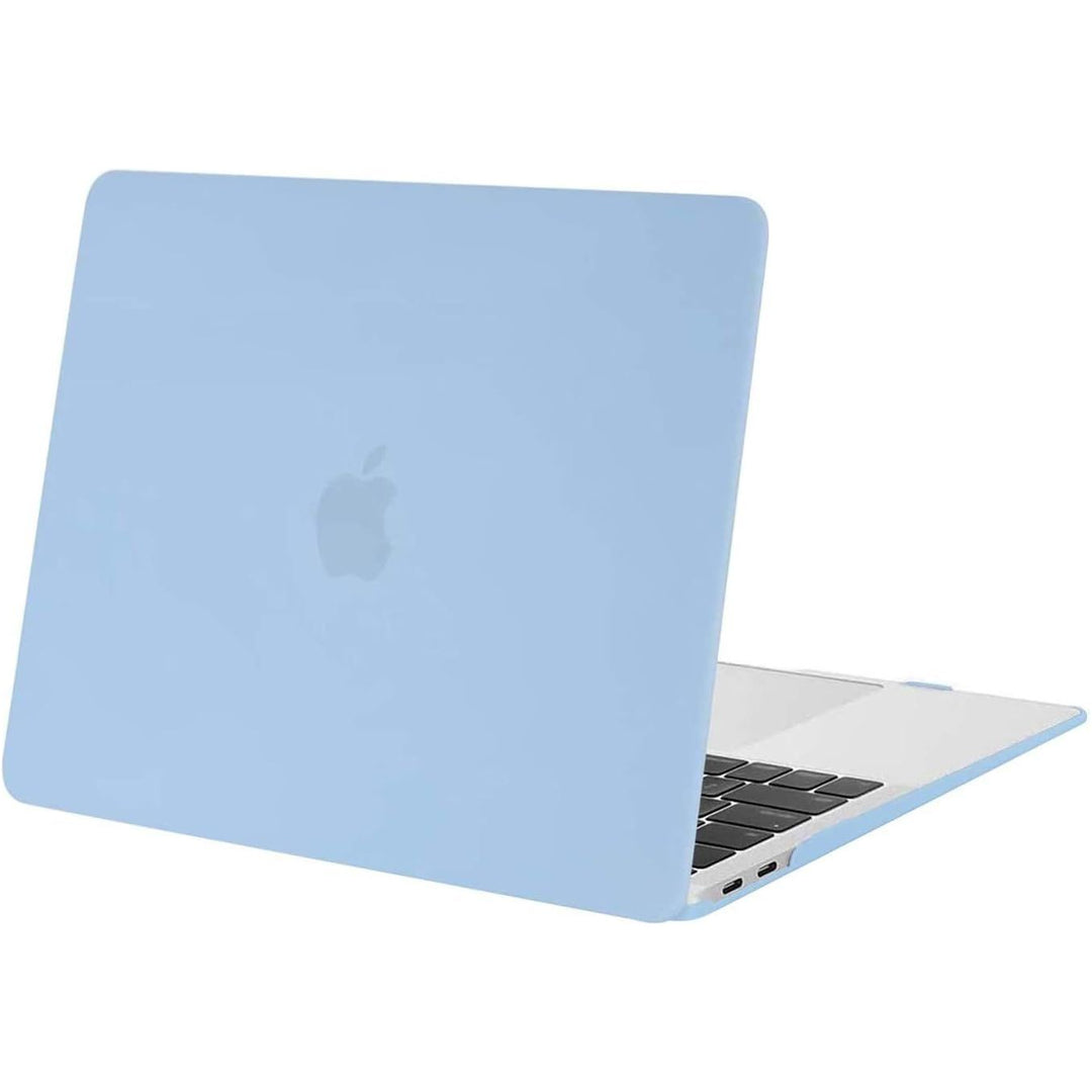 MOSISO Compatible with MacBook Air 13 inch Case 2022, 2021 - 2018 Release A2337 M1 A2179 A1932, Plastic Hard Shell&Keyboard Cover&Screen Film&Storage Bag for MacBook Air 13.3 inch Case, Baby Blue - Just Closeouts Canada Inc.