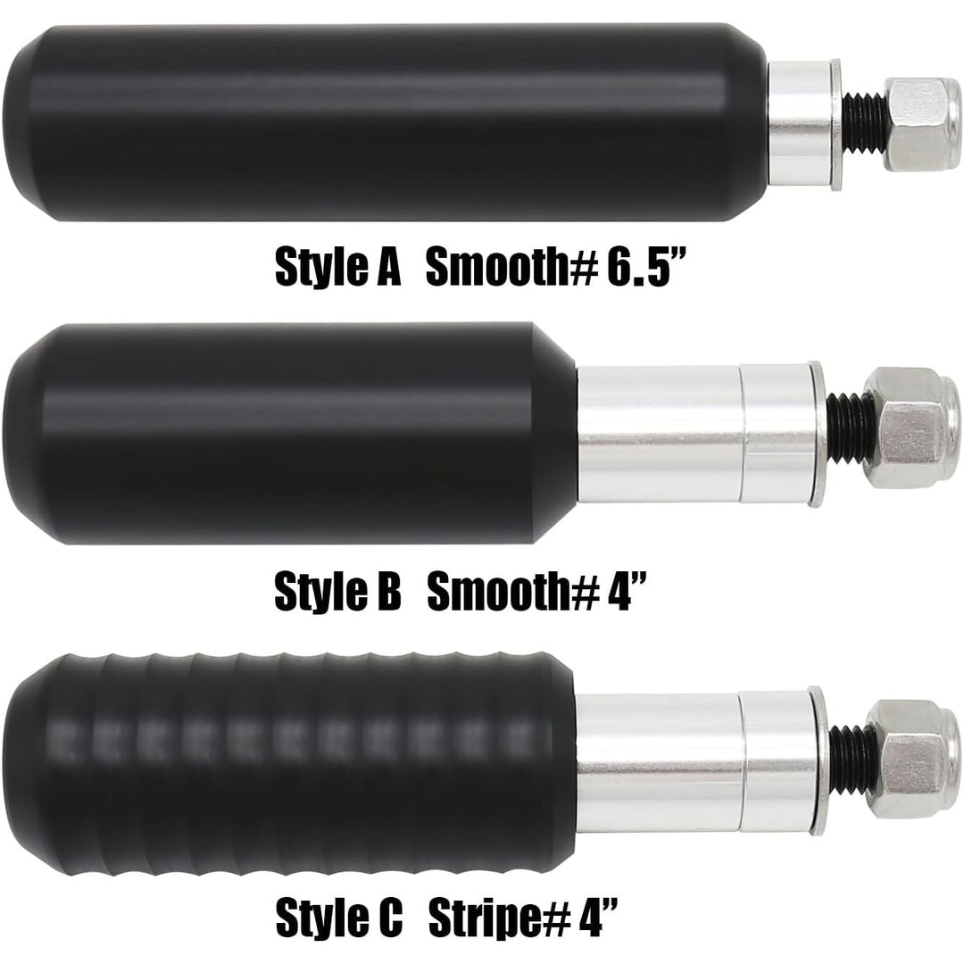 Motorcycle 4" Upper Shock Mount Frame Sliders Falling Crash Protector Guards Falling Side Protector No Cut Kits for Dyna 2006 - 2017 (Style C) - Just Closeouts Canada Inc.