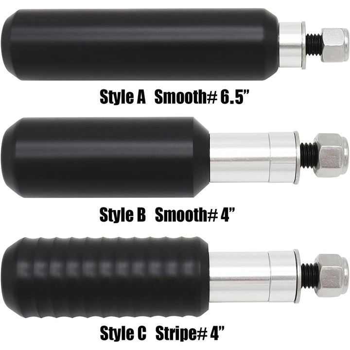 Motorcycle 4" Upper Shock Mount Frame Sliders Falling Crash Protector Guards Falling Side Protector No Cut Kits for Dyna 2006 - 2017 (Style C) - Just Closeouts Canada Inc.