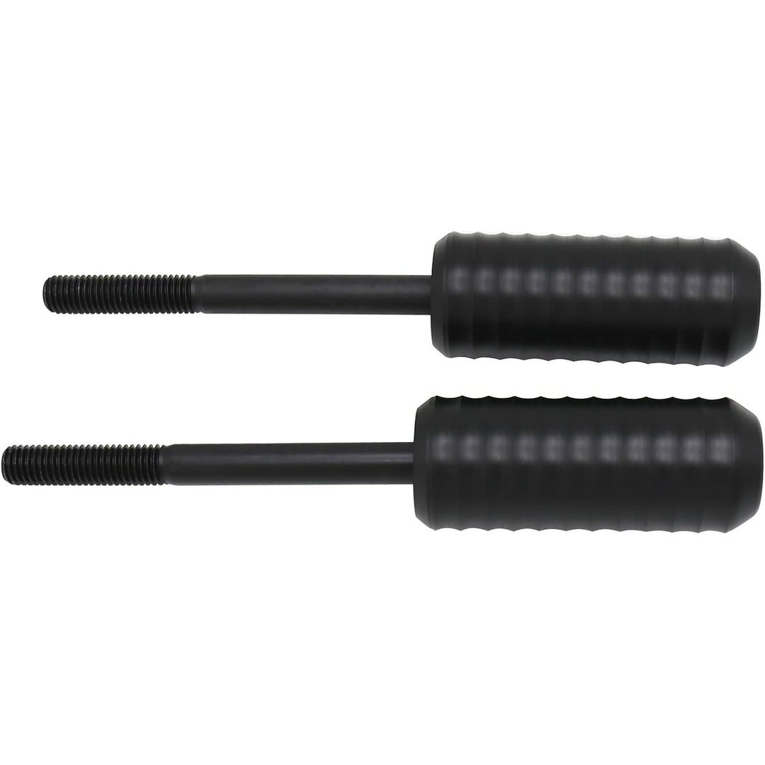 Motorcycle 4" Upper Shock Mount Frame Sliders Falling Crash Protector Guards Falling Side Protector No Cut Kits for Dyna 2006 - 2017 (Style C) - Just Closeouts Canada Inc.