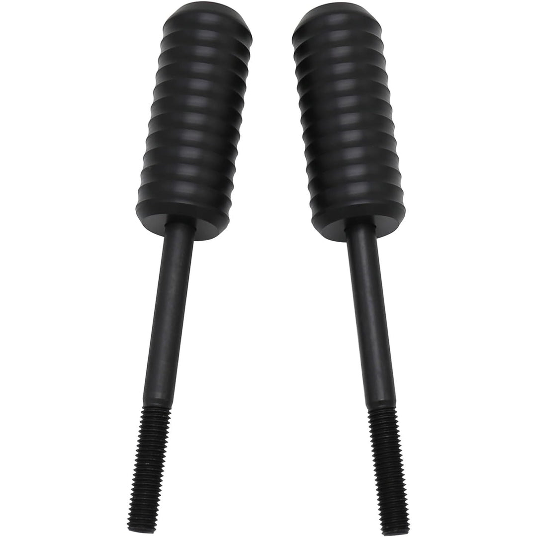 Motorcycle 4" Upper Shock Mount Frame Sliders Falling Crash Protector Guards Falling Side Protector No Cut Kits for Dyna 2006 - 2017 (Style C) - Just Closeouts Canada Inc.