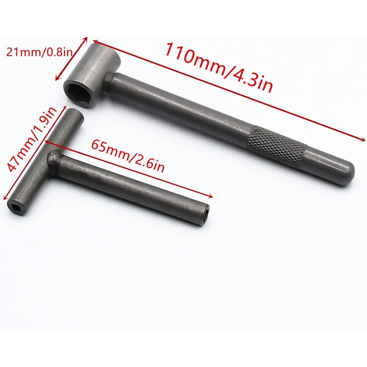 Motorcycle Scooter Valve Tool, Tappet Engine Valve Screw Repair Wrench, Adjusting Square Hexagonal Hole Tool - Just Closeouts Canada Inc.