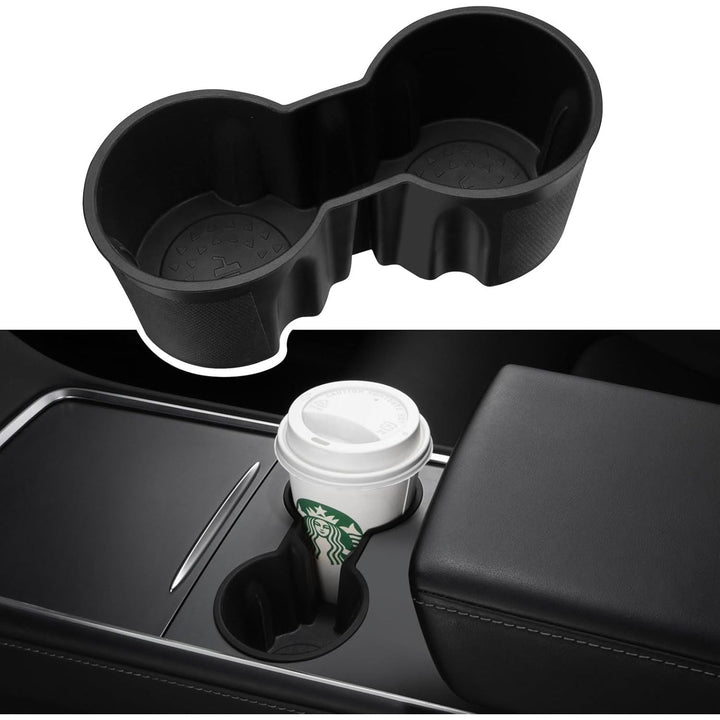 Motrobe Tesla Model Y Tesla Model 3 Center Console Cup Holder Inserts 2016 - 2020 Model 3 Model Y NOT FIT 2021 Model 3 - Just Closeouts Canada Inc.
