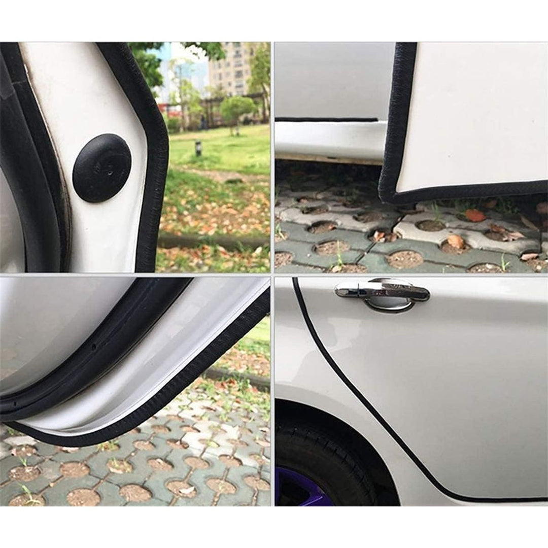 MYFAMIREA 66Ft(20.2M) Long Car Door Edge Guards,U Shape Edge Trim Rubber Seal Protector Rubber Car Door Protector Car Protection Door Edge Anti - Collision Rubber Clips Fit for Most Car| Black | - Just Closeouts Canada Inc.