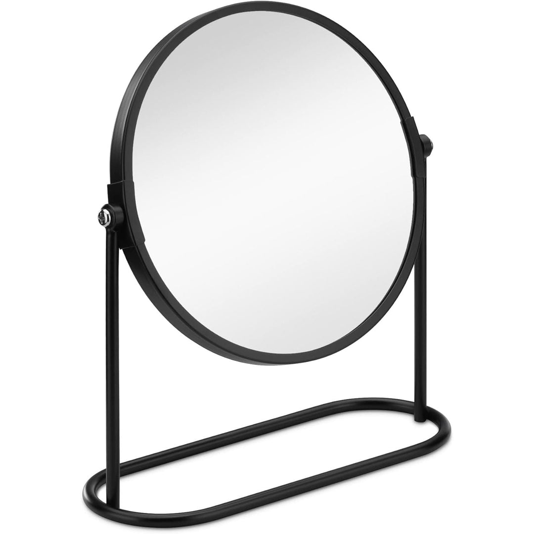 Navaris Cosmetic Mirror For Table Top - Desktop Mirror For Makeup And Grooming - Double Sided With 2x Magnification Mirror, 7.6" x 7.1" x 2.4" - Just Closeouts Canada Inc.4255620300528