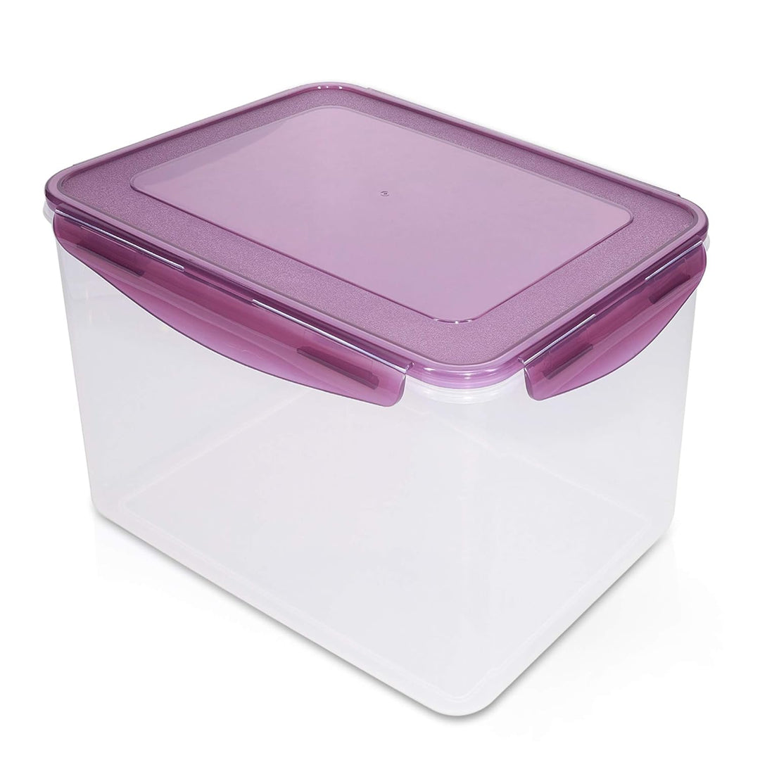 Navaris Large Food Storage Container - 38 Cup Bin with Lid - Plastic Airtight Seal Fresh Box for Kitchen, Pantry, Rice, Bread, Flour, Freezer, Salad - Just Closeouts Canada Inc.4063004111062