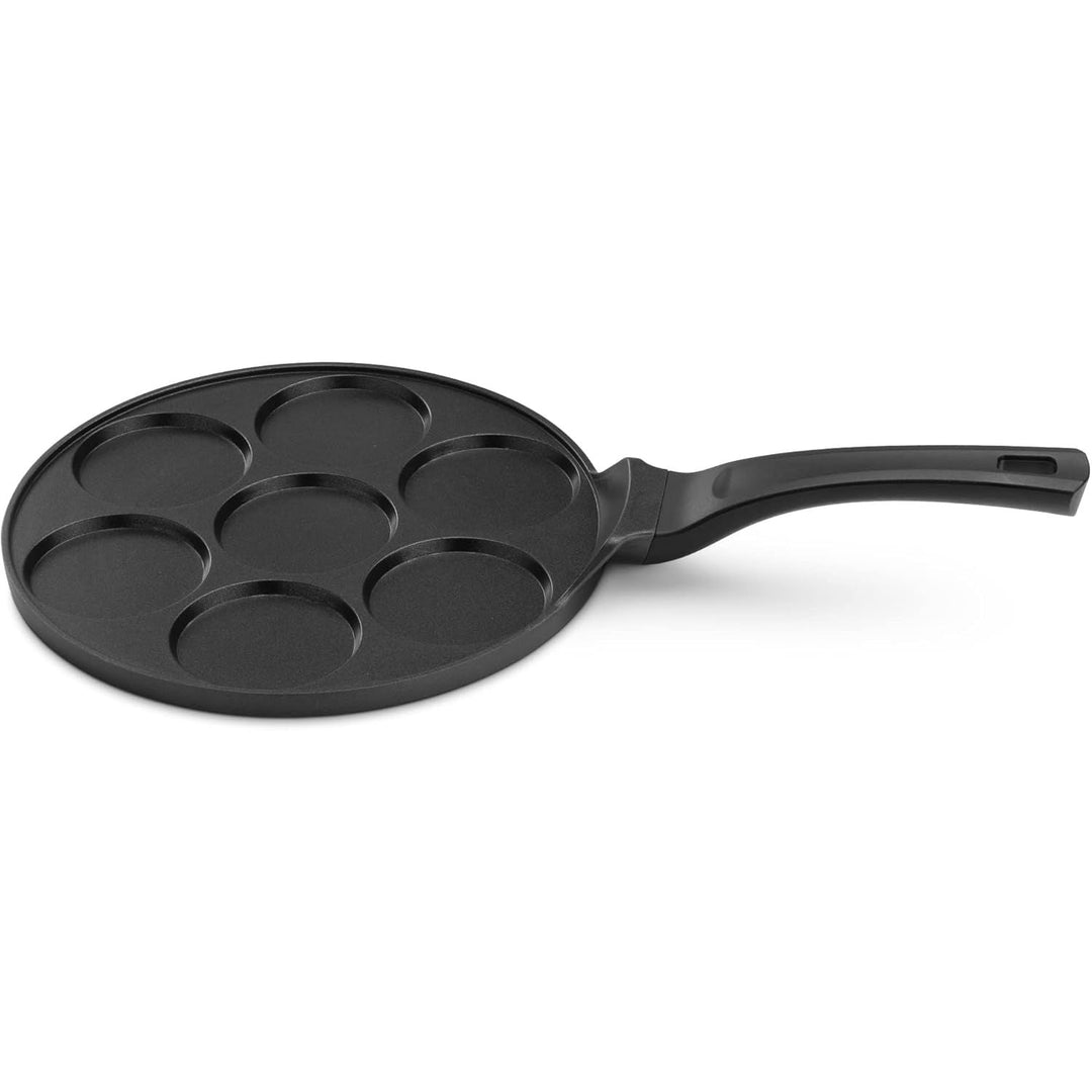 Navaris Mini Pancake Pan - 7 - Section Pancake Maker for 3" Pancakes - 10 5/8" Diameter Nonstick Griddle - Skillet for Stove Frying Eggs and Crepes - Just Closeouts Canada Inc.4063004058442