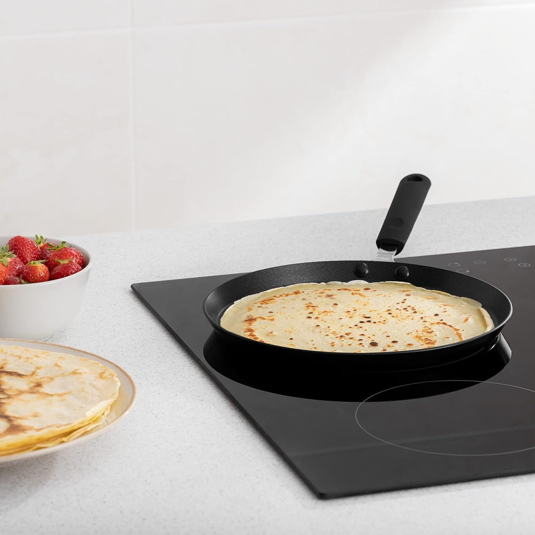 Navaris Pancake/Crepe Pan - 10" Diameter Nonstick Griddle - Skillet for Stove Frying Eggs and Crepes - Just Closeouts Canada Inc.4063004058442