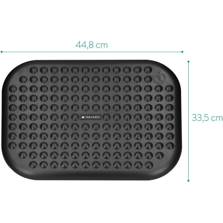 Navaris Under Desk Foot Rest - Ergonomic Footrest for at Work, Home Office, Computer - Adjustable Angle 0 - 15° Support Step Stool Riser for Feet - Just Closeouts Canada Inc.4057665292758