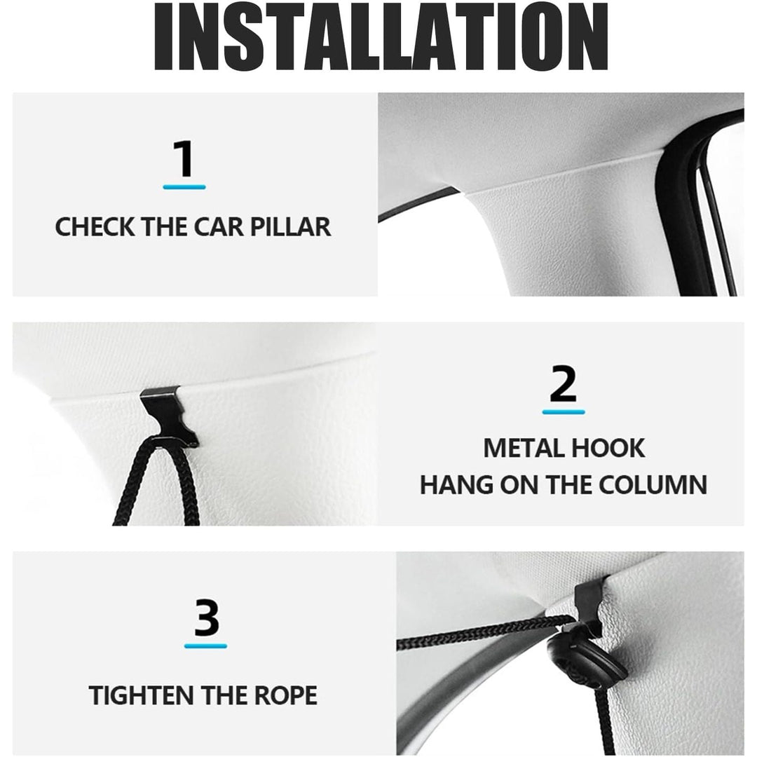 NEMTMCUA Car Privacy Curtains Universal Car Divider Curtain Between Rear Seat Auto Blackout Curtains Car Sun Shades Side Window Covers Car Accessories for Travel Camping Nap Sleeping(3Pcs) - Just Closeouts Canada Inc.